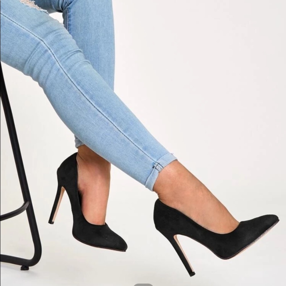Black SHEIN Heels Pumps *Worn Twice*